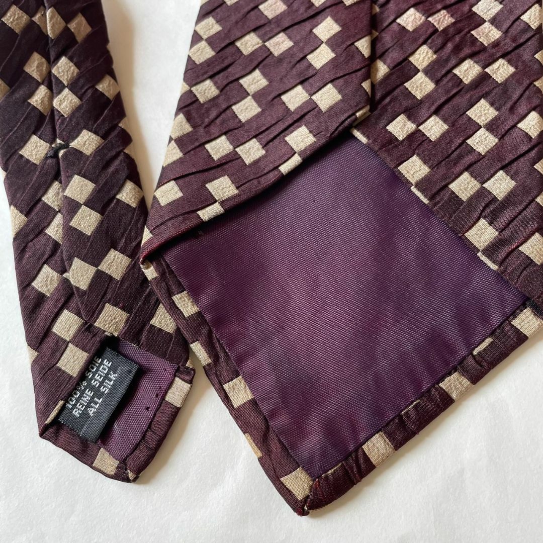 KRIZIA(クリツィア)のクリツィア KRIZIA UOMO シルク ネクタイ アメリカ製 メンズのファッション小物(ネクタイ)の商品写真