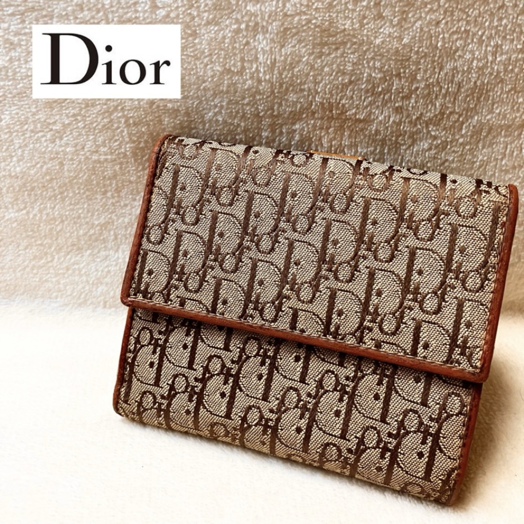 Dior - Dior モノグラム 三つ折り財布 トロッター柄の通販 by Dior - Dior モノグラム 三つ折り財布 トロッター柄の通販 by