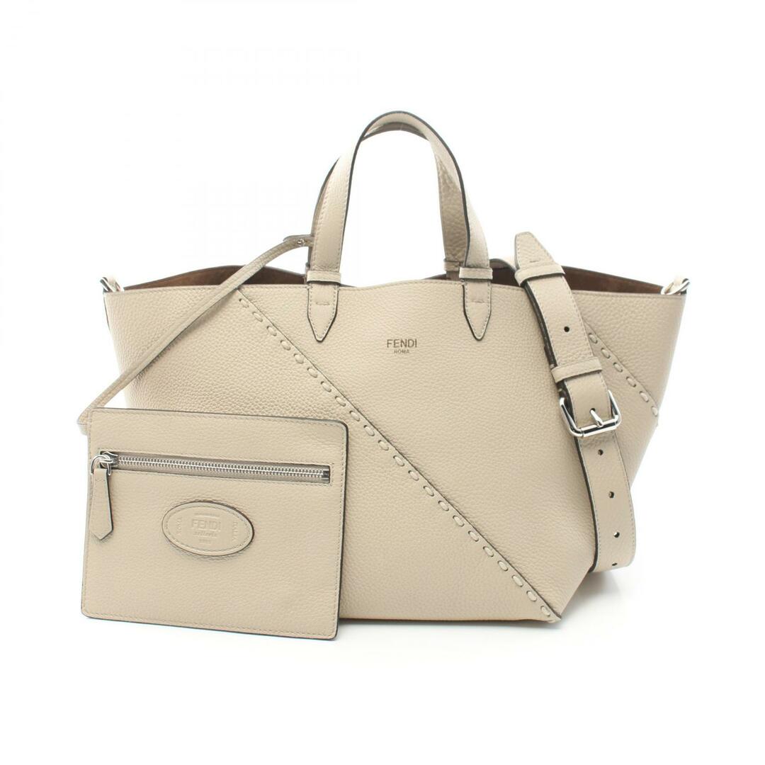 FENDI - フェンディ FENDI セレリア ダイアゴナル スモール トートバッグ バッグ レザー レディース ベージュ系 7VA656AU4DF1RYU 【新品】