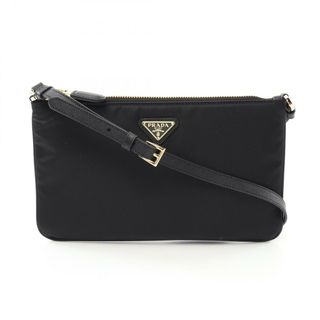 プラダ(PRADA)のプラダ PRADA TESSUTO+SAFFIANO ショルダーバッグ バッグ ナイロン サフィアーノレザー レディース ブラック系 1NE5452C05F0002 【新品】(ショルダーバッグ)
