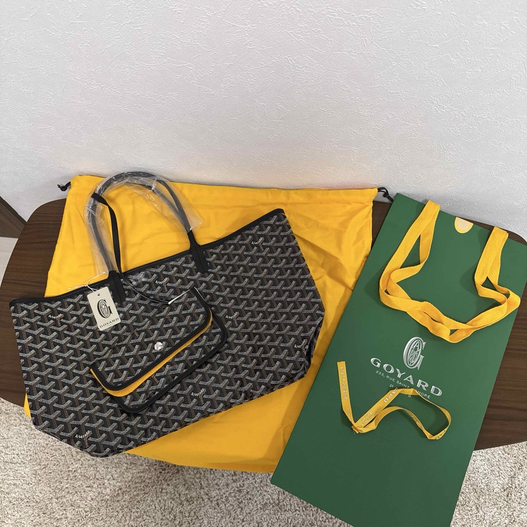 GOYARD - 新品未使用 ゴヤール GOYARD サンルイPM ブラック 正規 GOYARD - 新品未使用 ゴヤール GOYARD サンルイPM ブラック 正規