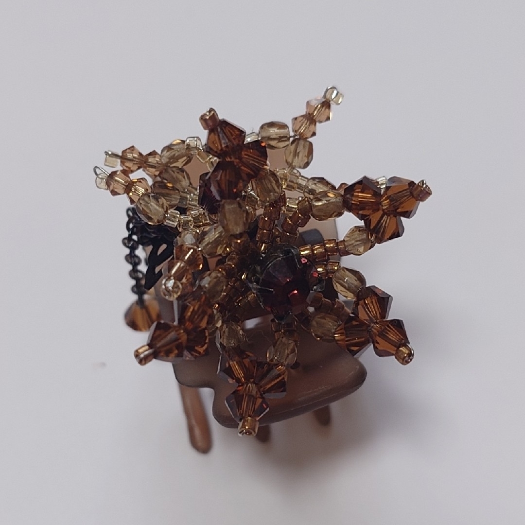 Complex Biz(コンプレックスビズ)のコンプレックスビズ　デザートグリップ Complex Biz　ブラウン　① レディースのヘアアクセサリー(バレッタ/ヘアクリップ)の商品写真
