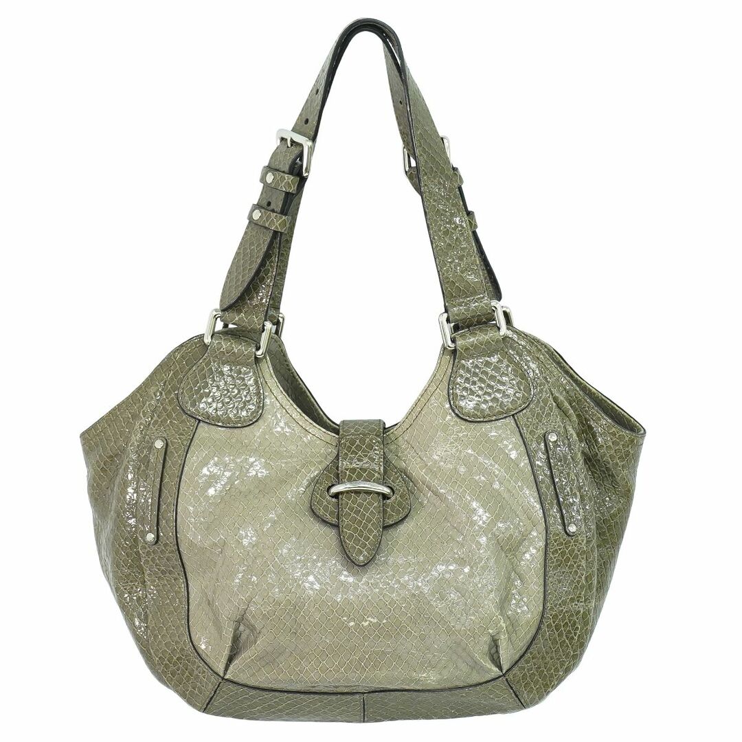 CELINE - 本物 セリーヌ CELINE パイソン レザー ショルダー CELINE - 本物 セリーヌ CELINE パイソン レザー ショルダー