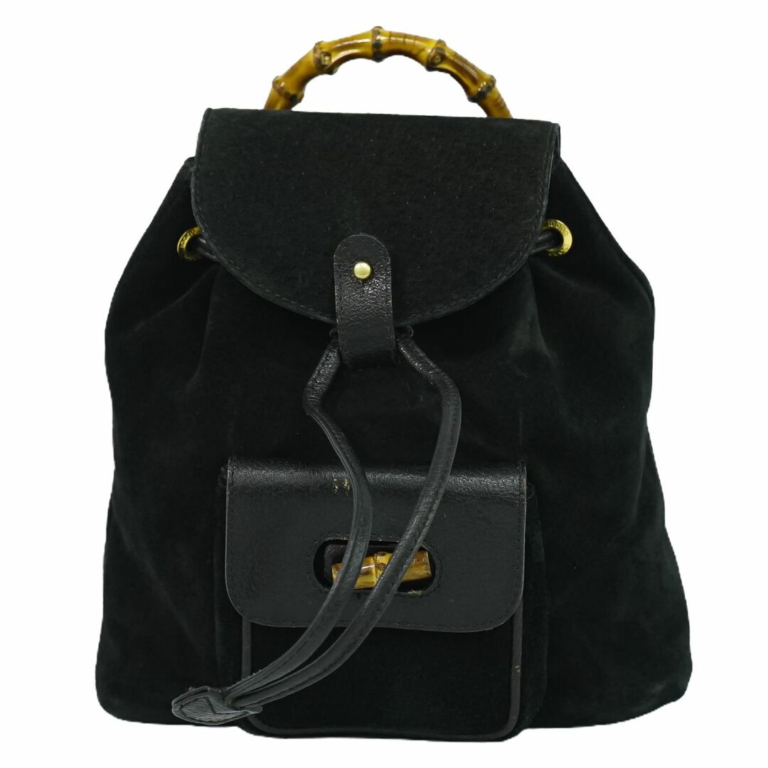 GUCCI - 本物 グッチ GUCCI バンブー ミニ リュックサック GUCCI - 本物 グッチ GUCCI バンブー ミニ リュックサック