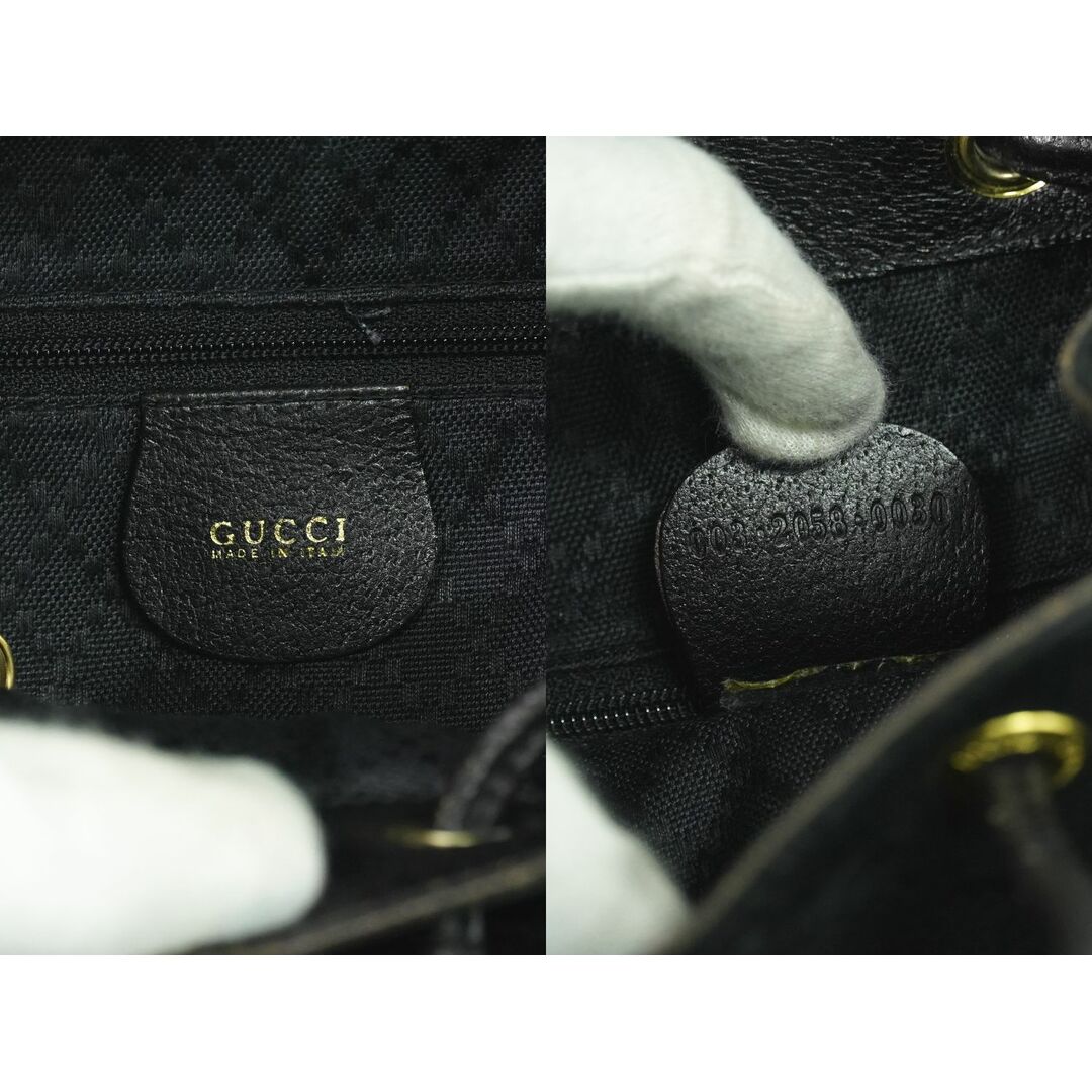 GUCCI - 本物 グッチ GUCCI バンブー ミニ リュックサック GUCCI - 本物 グッチ GUCCI バンブー ミニ リュックサック