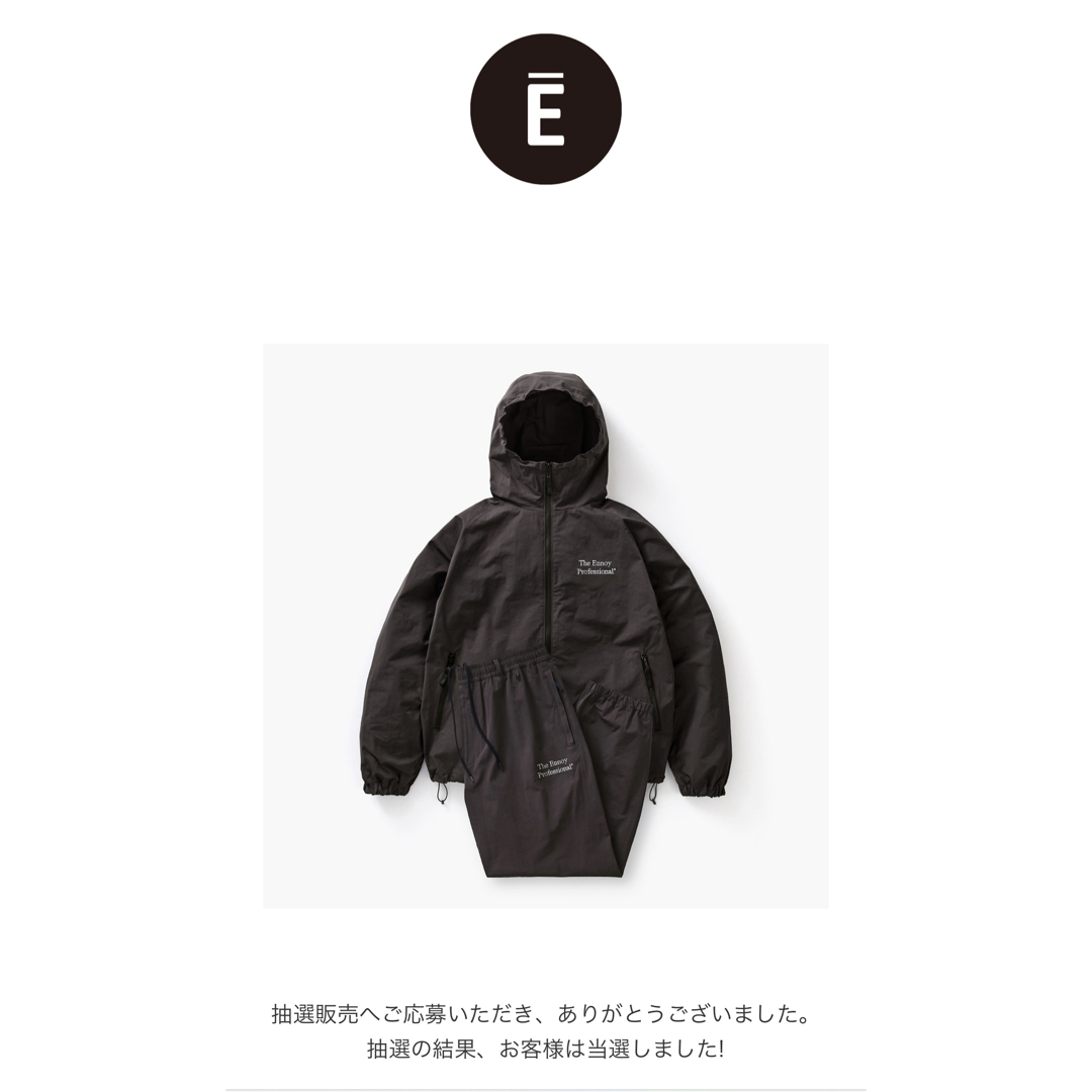1LDK SELECT(ワンエルディーケーセレクト)のENNOYエンノイPROFESSIONAL CPN HOODIE メンズのジャケット/アウター(ナイロンジャケット)の商品写真