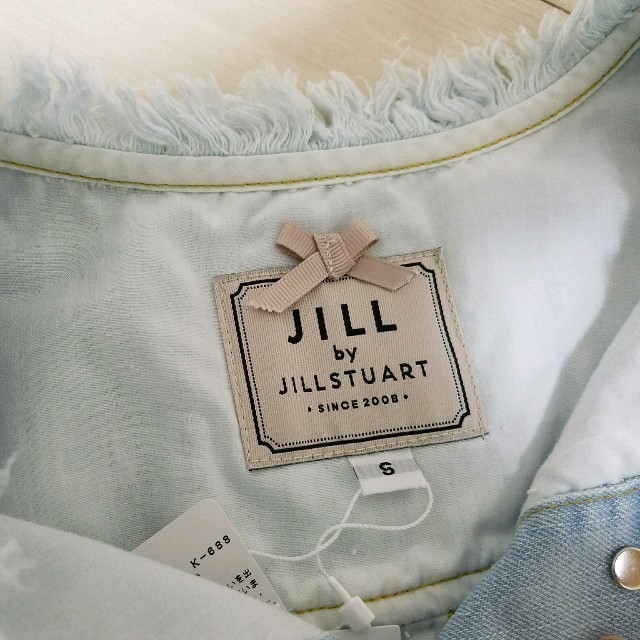 ジルバイジルスチュアート　ノーカラーデニムジャケット　新品　JILL