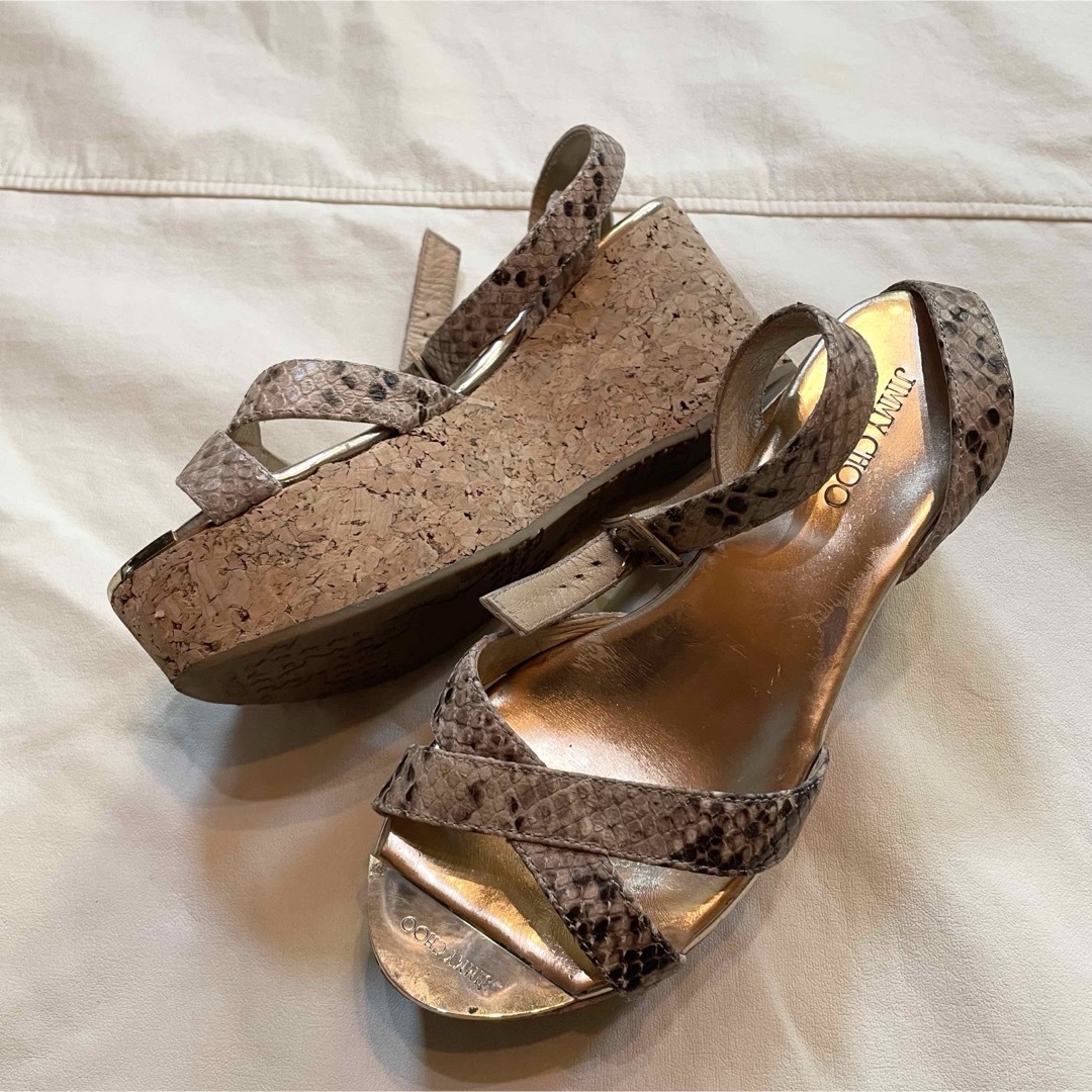 JIMMY CHOO - サイズ23.5〜24cm ジミーチュウ ウェッジソール JIMMY CHOO - サイズ23.5〜24cm ジミーチュウ ウェッジソール