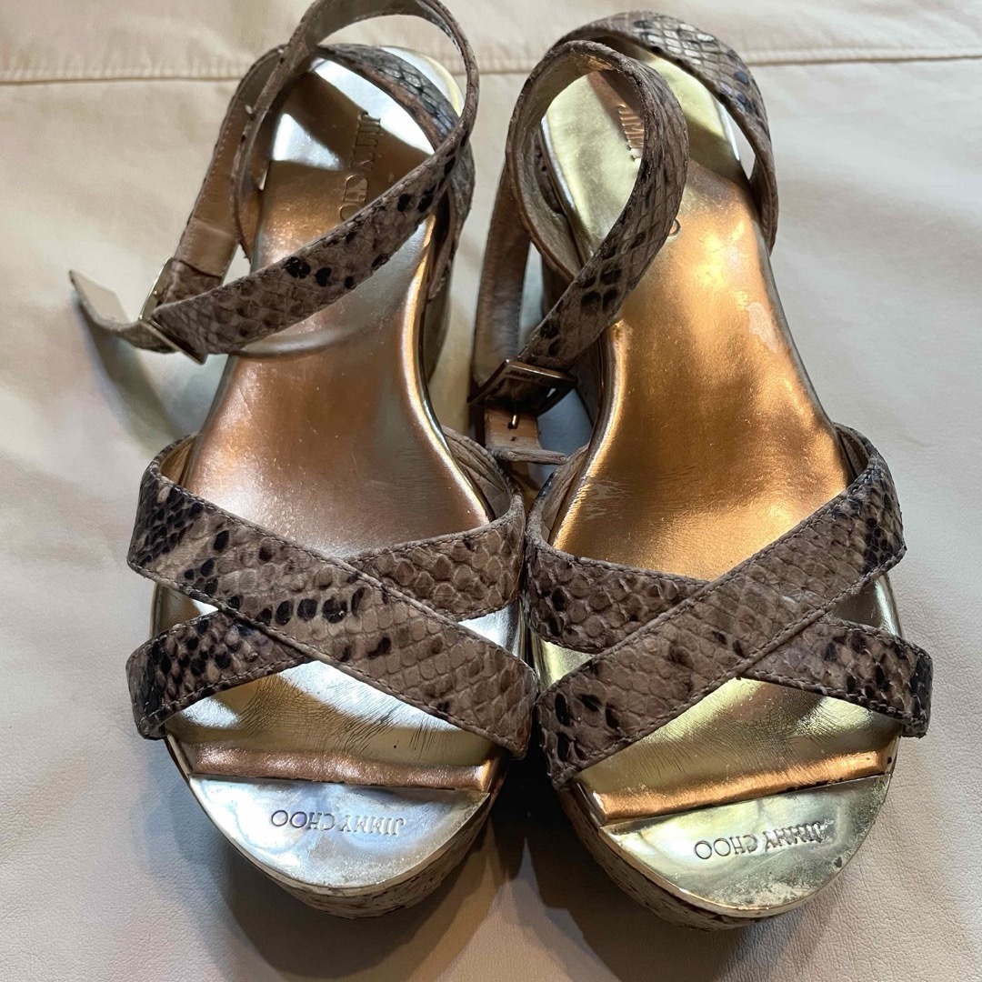 JIMMY CHOO - サイズ23.5〜24cm ジミーチュウ ウェッジソール JIMMY CHOO - サイズ23.5〜24cm ジミーチュウ ウェッジソール