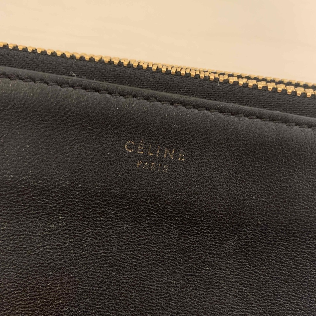 CELINE - CELINE トリオ ラージ ブラックの通販 by スージー's CELINE - CELINE トリオ ラージ ブラックの通販 by スージー's