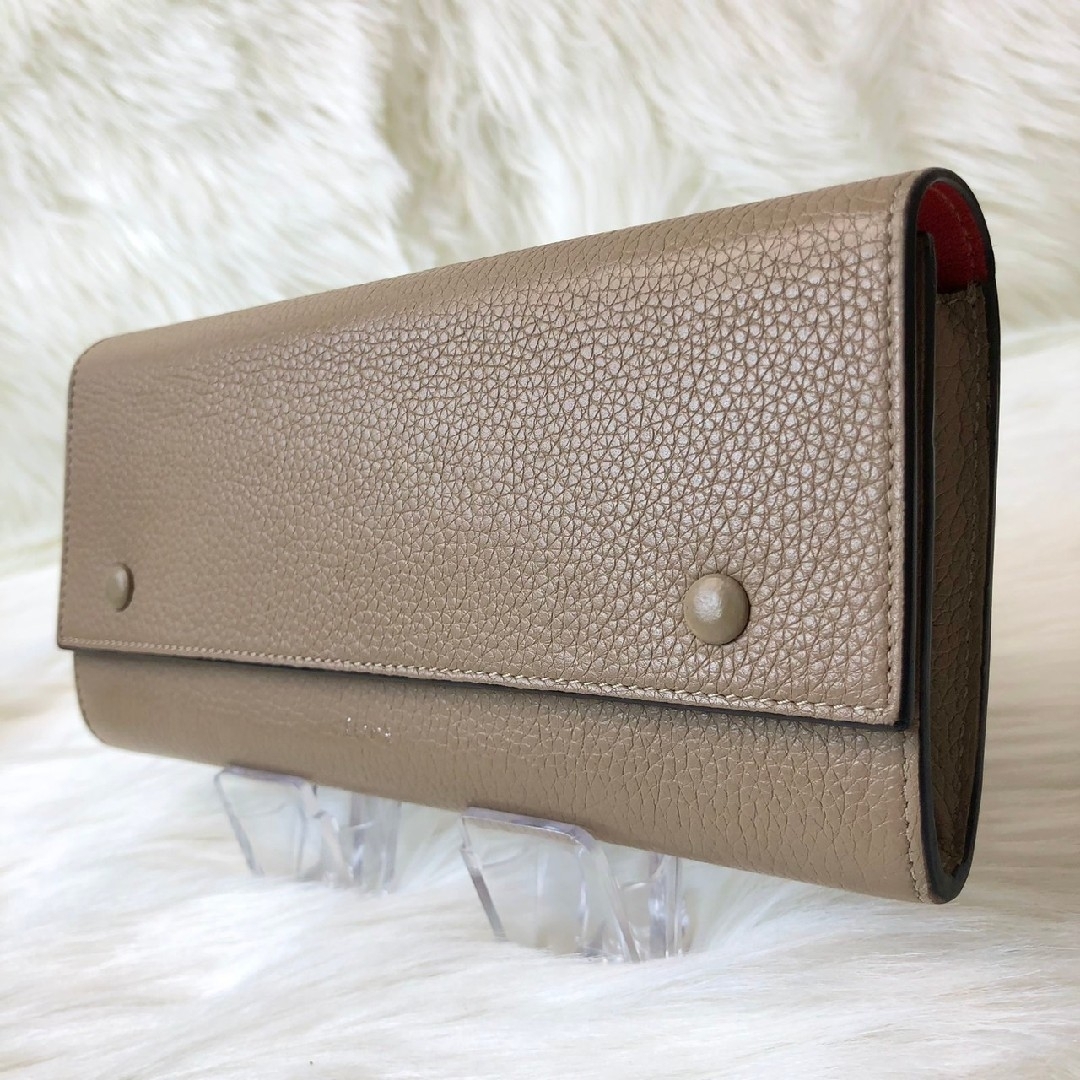 CELINE - 【美品】CELINE 長財布 ラージ フラップ ウォレット CELINE - 【美品】CELINE 長財布 ラージ フラップ ウォレット