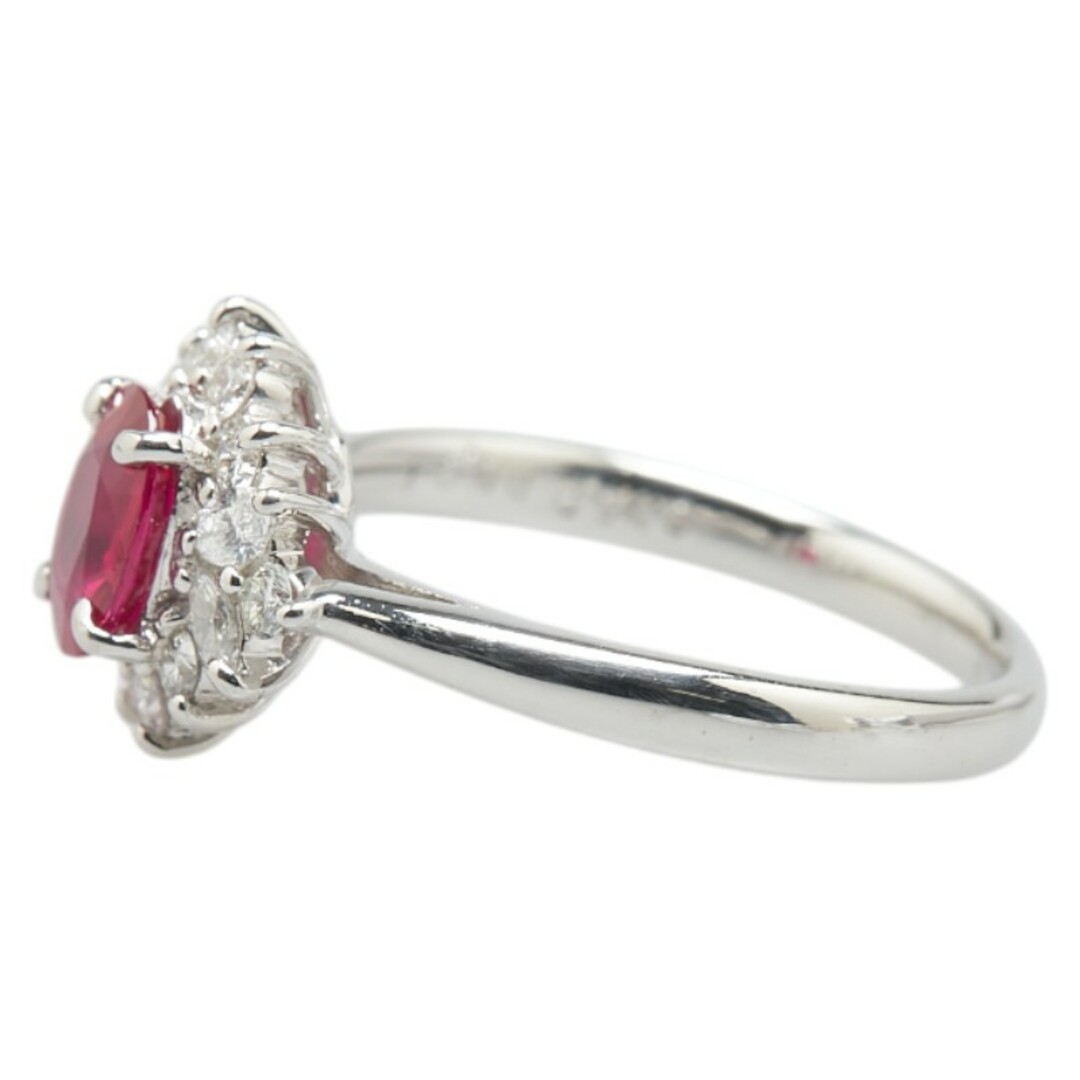 Pt900 プラチナ リング 指輪 ルビー 0.752ct ダイヤ 0.31ct 【1 Pt900 プラチナ リング 指輪 ルビー 0.752ct ダイヤ 0.31ct 【1