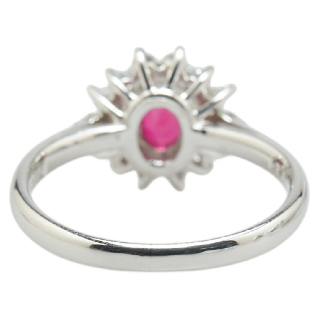 Pt900 プラチナ リング 指輪 ルビー 0.752ct ダイヤ 0.31ct 【1 Pt900 プラチナ リング 指輪 ルビー 0.752ct ダイヤ 0.31ct 【1