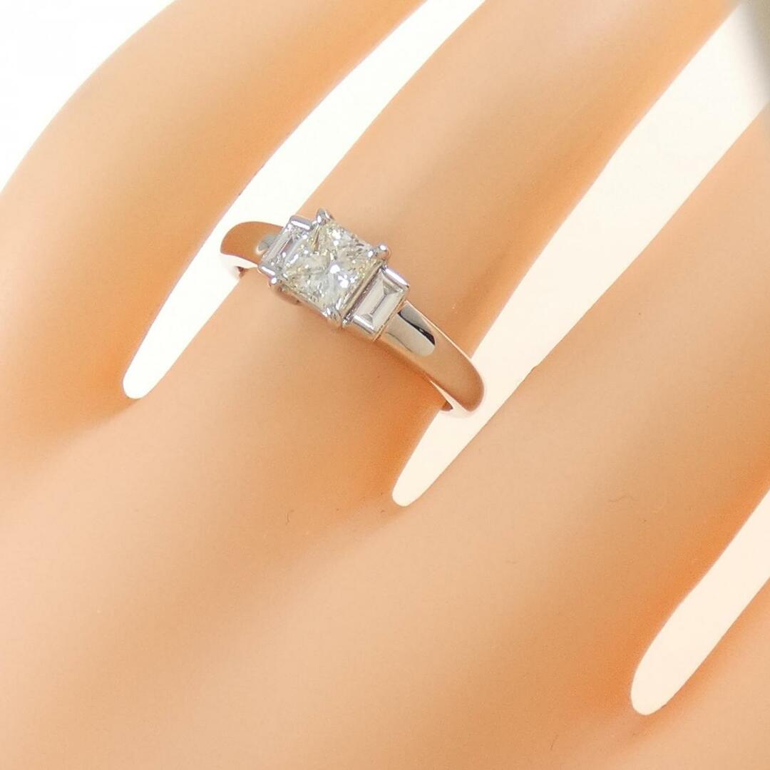PT900 ダイヤモンド リング 0.519CT M SI1 ファンシーカットの PT900 ダイヤモンド リング 0.519CT M SI1 ファンシーカットの