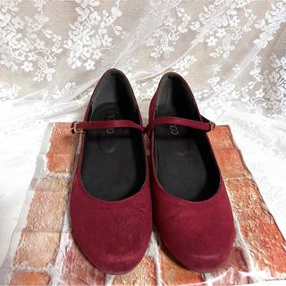 ハニーズ(HONEYS)のストラップシューズ パンプス ローヒール ボルドー ハニーズ レディース(その他)
