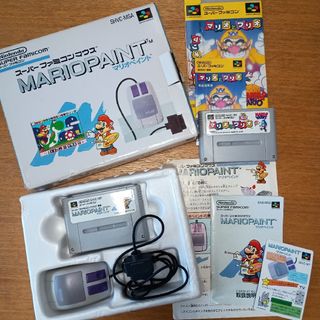 スーパーファミコン(スーパーファミコン)のスーパーファミコンマウス/マリオペイント1992＋マリオとワリオ1993(家庭用ゲームソフト)