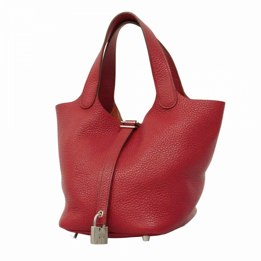 HERMES - ★最終価格★SALE【5dd5577】エルメス ハンドバッグ ピコタンロックPM トリヨンクレマンス ルージュグレナ シルバー金具 □R刻印【中古】レディース