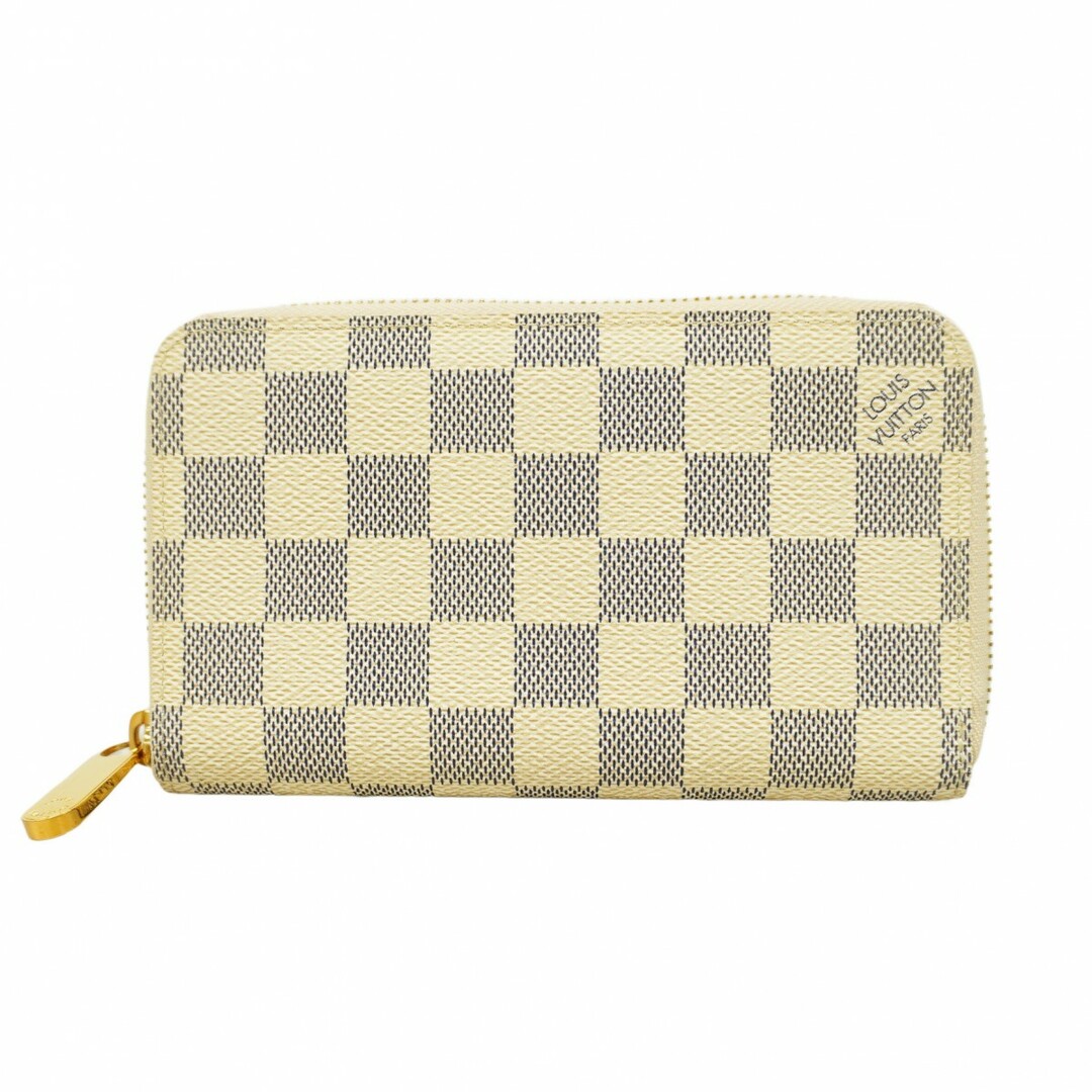 LOUIS VUITTON - ★最終価格【5dd5666】ルイヴィトン 財布 ダミエ・アズール ジッピーコンパクトウォレット N60029 ホワイト【中古】メンズ レディース ユニセックス