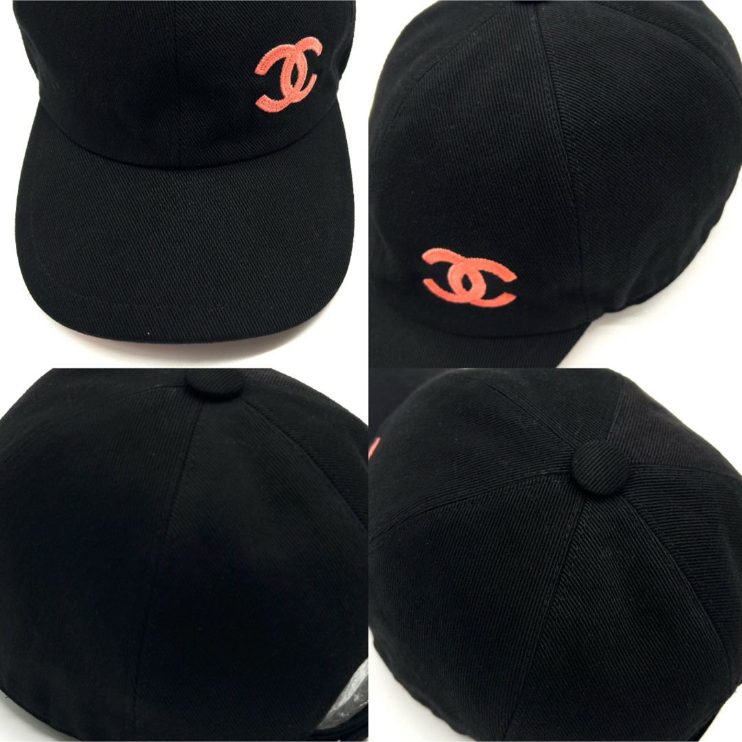 定番のお歳暮 ココ ブラック キャップ シャネル CHANEL ココマーク キャップ 23A 帽子