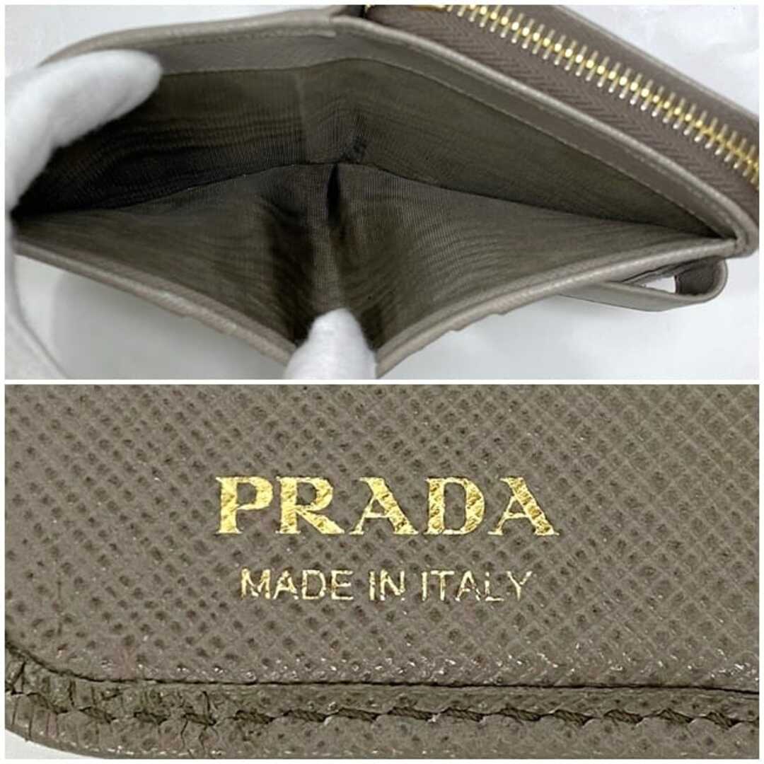 PRADA - プラダ 二つ折り 財布 f-22921 ベージュ ARGILLA 1ML522 PRADA - プラダ 二つ折り 財布 f-22921 ベージュ ARGILLA 1ML522