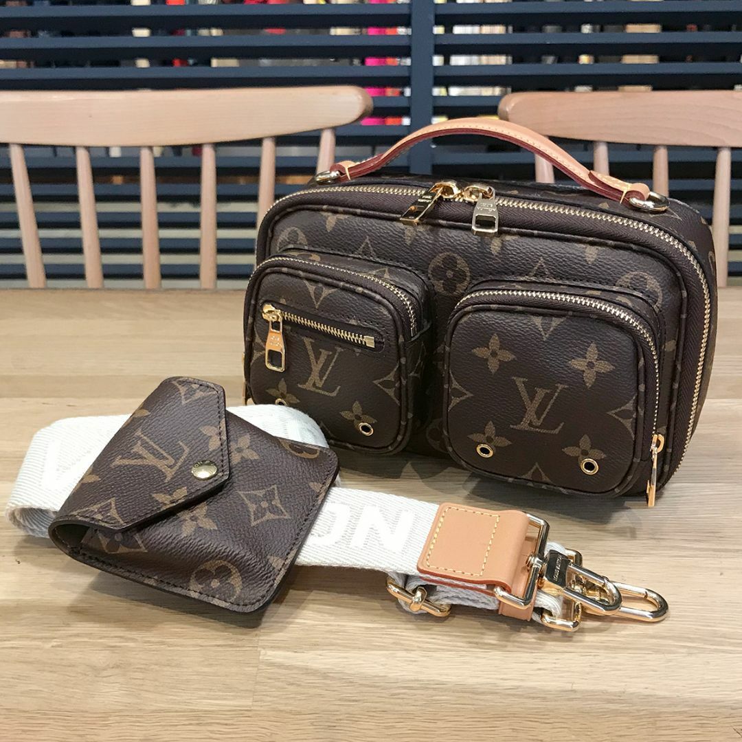 LOUIS VUITTON - 新品同様 ルイヴィトン モノグラム ユーティリティクロスボディ 2WAYバッグ