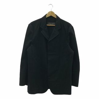 コムデギャルソンオムプリュス(COMME des GARCONS HOMME PLUS)のCOMME des GARCONS HOMME PLUS / コムデギャルソンオムプリュス | AD1996 | 比翼ボタン ツイルコットン テーラードジャケット | M | ネイビー | メンズ(その他)