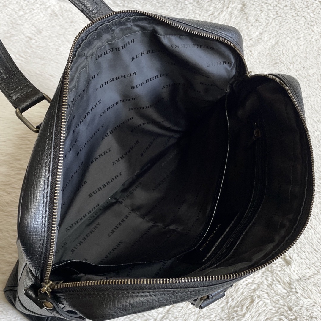 BURBERRY - 美品 BURBERRY オールレザー 2way ビジネスバッグ BURBERRY - 美品 BURBERRY オールレザー 2way ビジネスバッグ