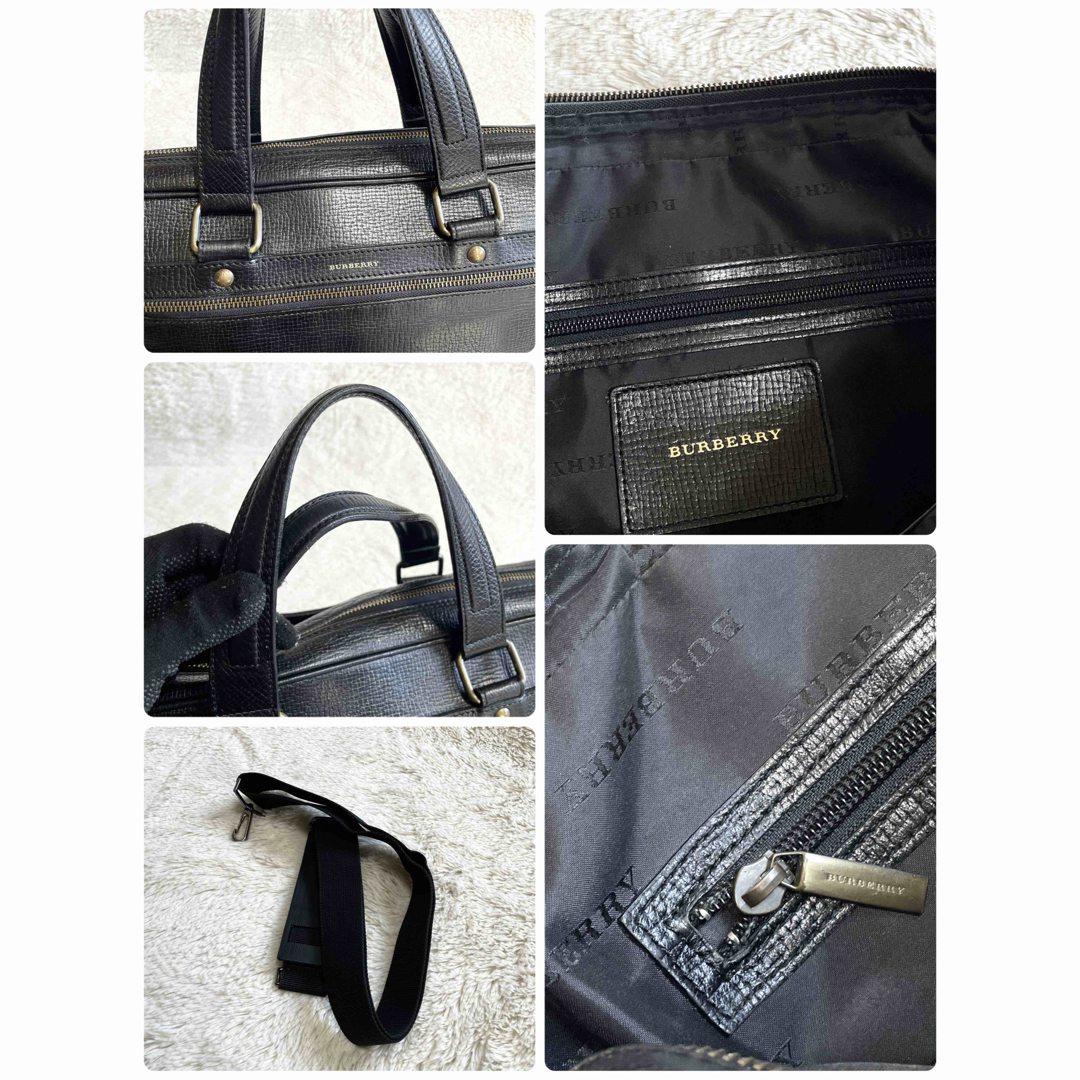 BURBERRY - 美品 BURBERRY オールレザー 2way ビジネスバッグ BURBERRY - 美品 BURBERRY オールレザー 2way ビジネスバッグ