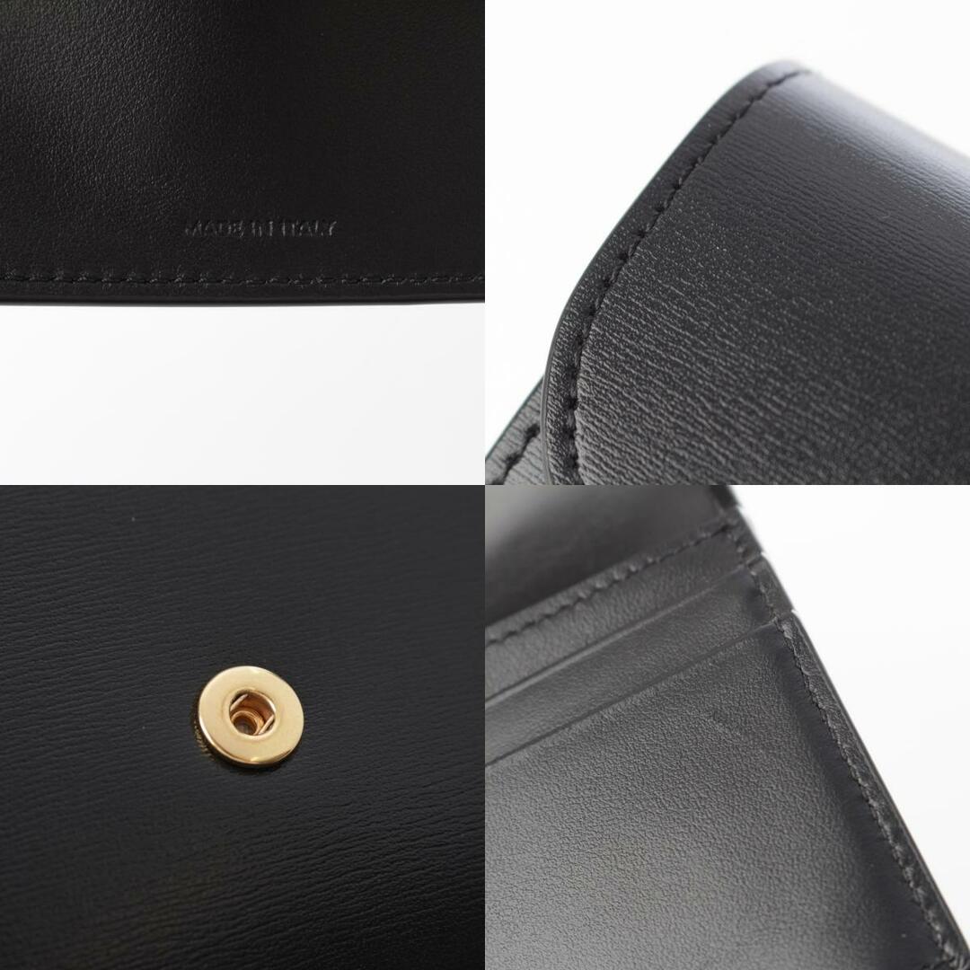 CELINE - セリーヌ レザー トリオンフ スモール 三つ折り財布 CELINE - セリーヌ レザー トリオンフ スモール 三つ折り財布