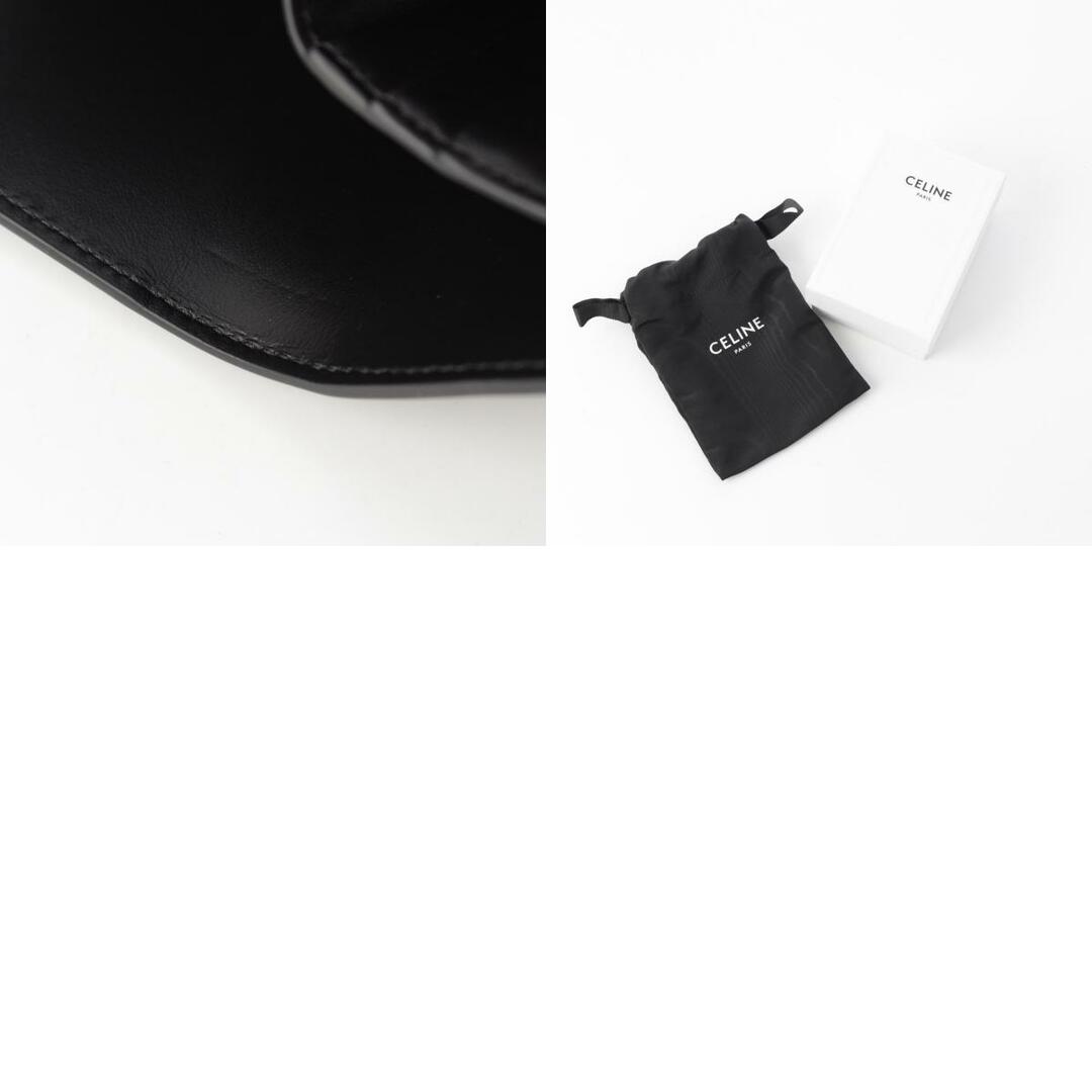 CELINE - セリーヌ レザー トリオンフ スモール 三つ折り財布 CELINE - セリーヌ レザー トリオンフ スモール 三つ折り財布