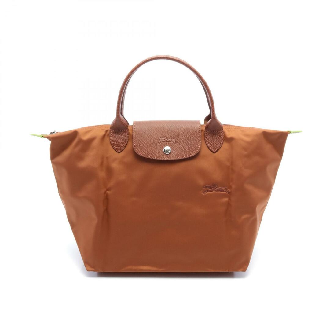 LONGCHAMP - ロンシャン Longchamp ル プリアージュ グリーン M ハンドバッグ バッグ ナイロン レザー レディース ブラウン系 L1623919504 【新品】