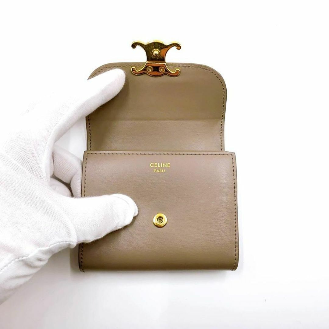 CELINE - ◇セリーヌ◇レザー/トリオンフ/折り財布/ブランド CELINE - ◇セリーヌ◇レザー/トリオンフ/折り財布/ブランド