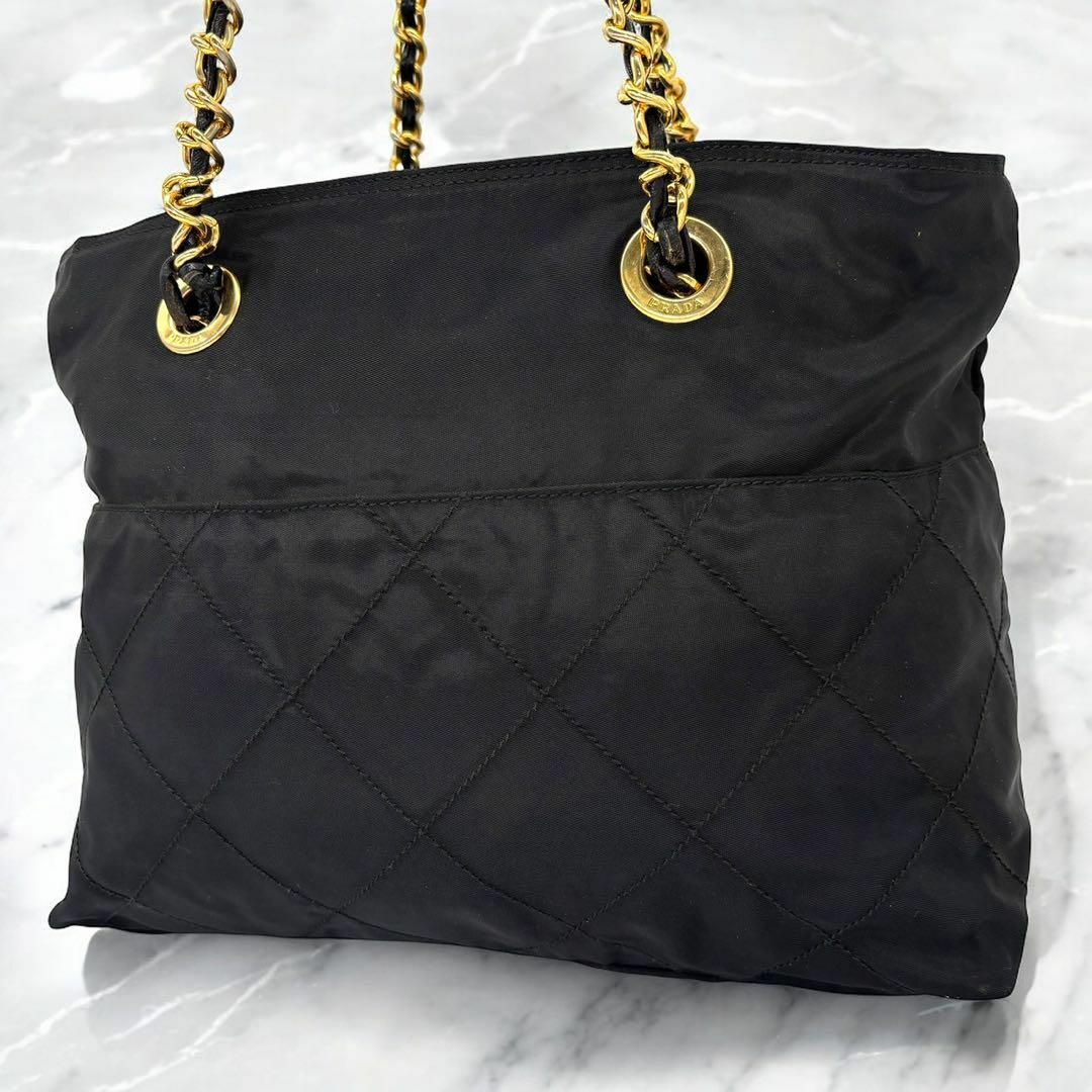 PRADA - 【美品】PRADA プラダ チェーンショルダーバッグ PRADA - 【美品】PRADA プラダ チェーンショルダーバッグ