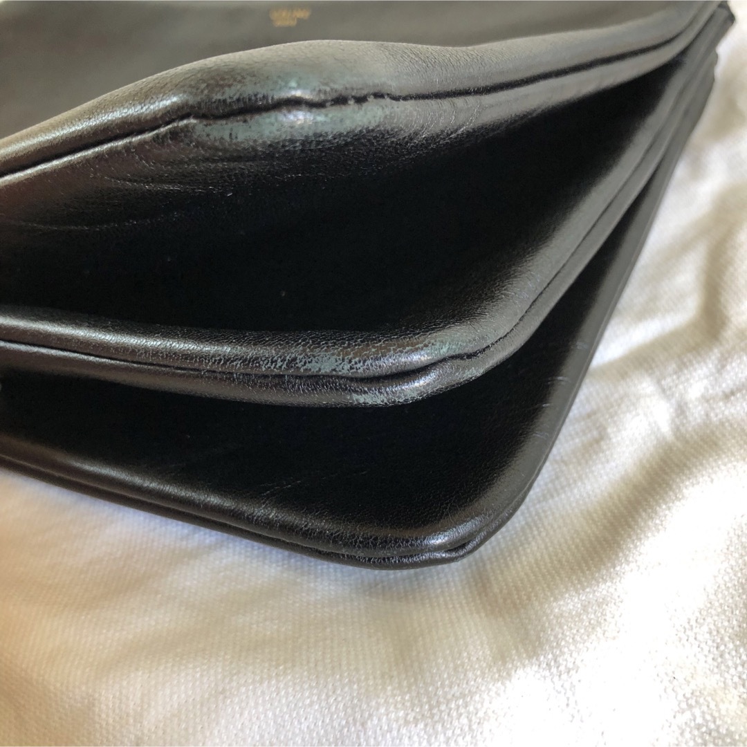 CELINE - セリーヌ ショルダーバッグ トリオ ラージ レザー 斜 CELINE - セリーヌ ショルダーバッグ トリオ ラージ レザー 斜