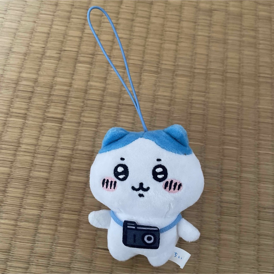 ちいかわ ハチワレ マスコット カメラ エンタメ/ホビーのおもちゃ/ぬいぐるみ(キャラクターグッズ)の商品写真