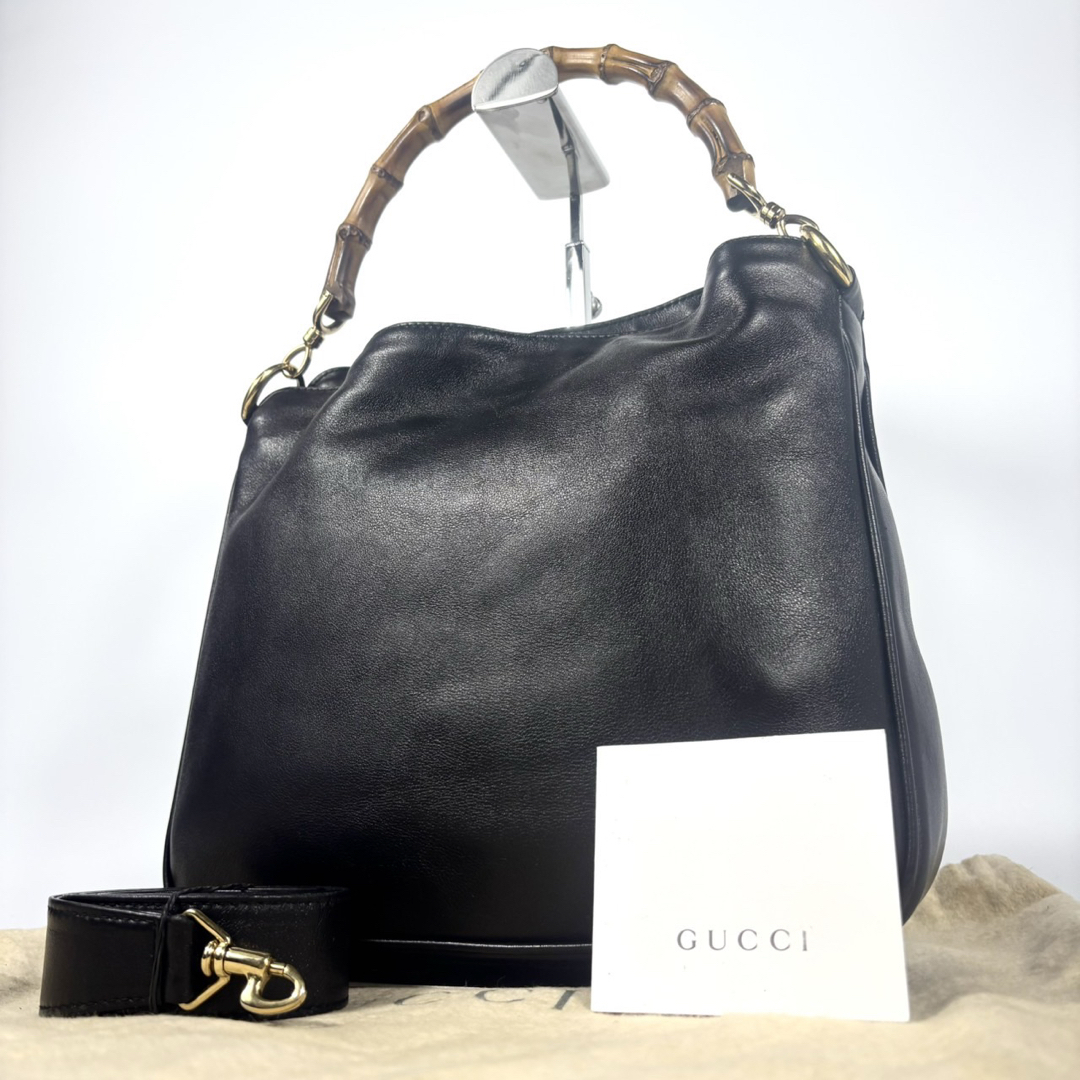 GUCCI - ✨極美品✨グッチ ショルダーバッグ バンブー 2way GUCCI - ✨極美品✨グッチ ショルダーバッグ バンブー 2way