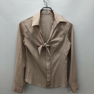 【M-premierBLACK】エムプルミエブラック　トップス　シャツ　長袖　ピンク系　サイズ36　レディース(シャツ/ブラウス(長袖/七分))