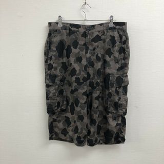 ランバンオンブルー(LANVIN en Bleu)の【LANVIN en Bleu】ランバン オン ブルー　48　茶色　ブラウン　ブラック　パンツ　麻　ひざ丈　ハーフパンツ　メンズ　ショートパンツ(ショートパンツ)