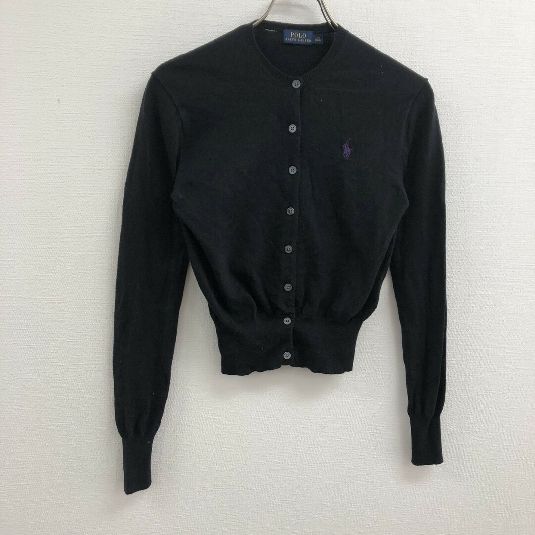 POLO RALPH LAUREN - 【POLO RALPH LAUREN】ポロラルフローレン カーディガン ニットカーディガン 長袖 XS 黒 ブラック
