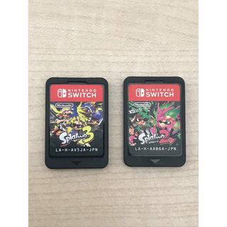 ニンテンドースイッチ(Nintendo Switch)のソフトのみ✨スプラトゥーン3＆2セット✨即日発送可(家庭用ゲームソフト)