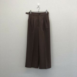 【AG by apuagirl】エージーバイアクアガール　レディース　茶系　sサイズ　ワイドパンツ　無地　シンプル　(その他)