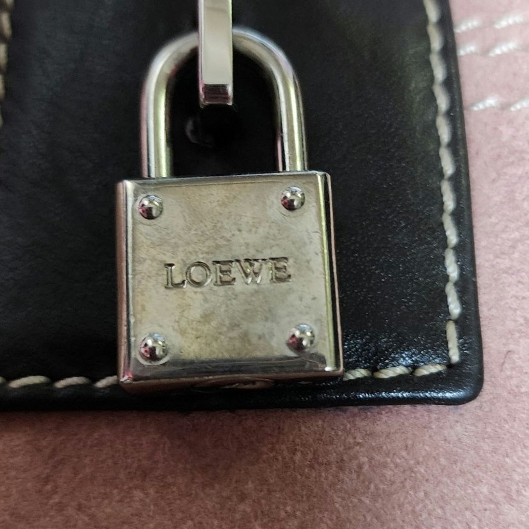 LOEWE - 希少 ロエベバッグLOEWEアマソナ28 スエード×レーザー LOEWE - 希少 ロエベバッグLOEWEアマソナ28 スエード×レーザー