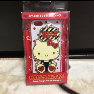 サンリオ(サンリオ)の新品！キティちゃん♡スライドミラー付きiPhone5s/5ケース(iPhoneケース)