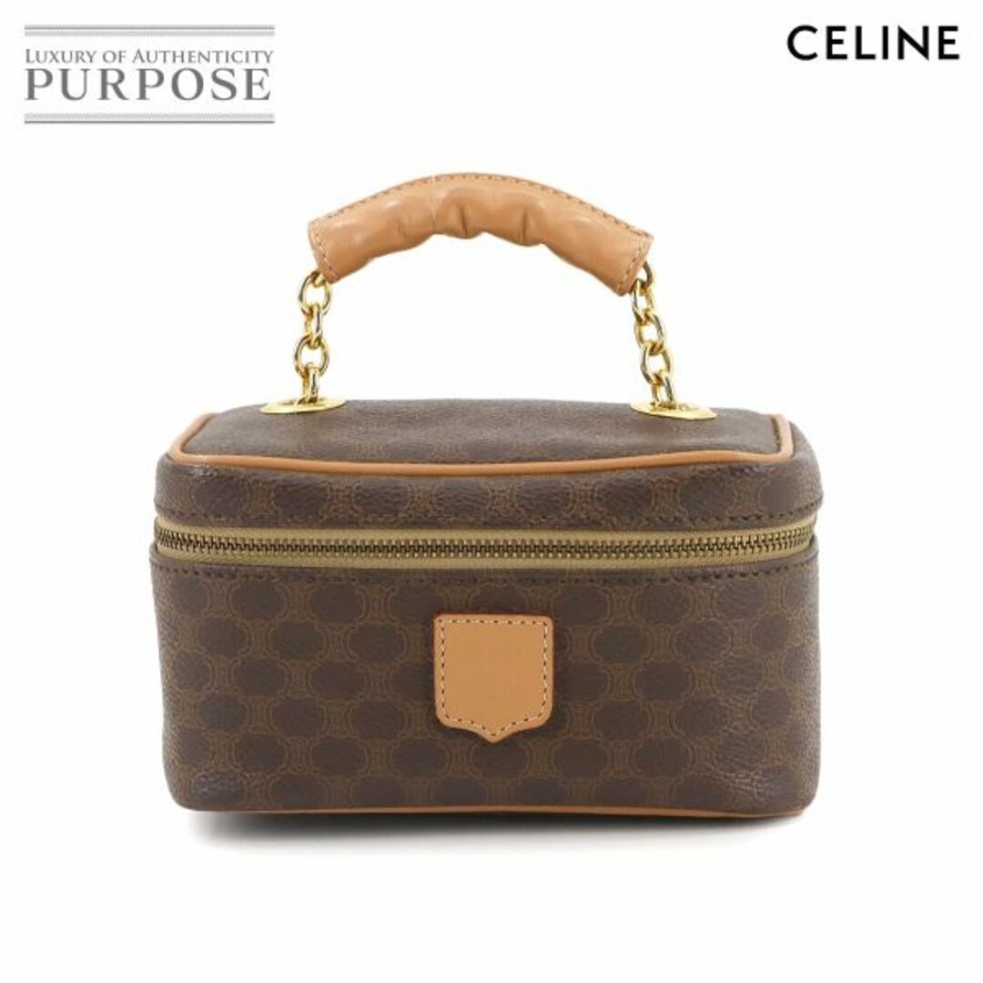 CELINE - 新品同様 セリーヌ CELINE マカダム柄 バニティ ハンド CELINE - 新品同様 セリーヌ CELINE マカダム柄 バニティ ハンド
