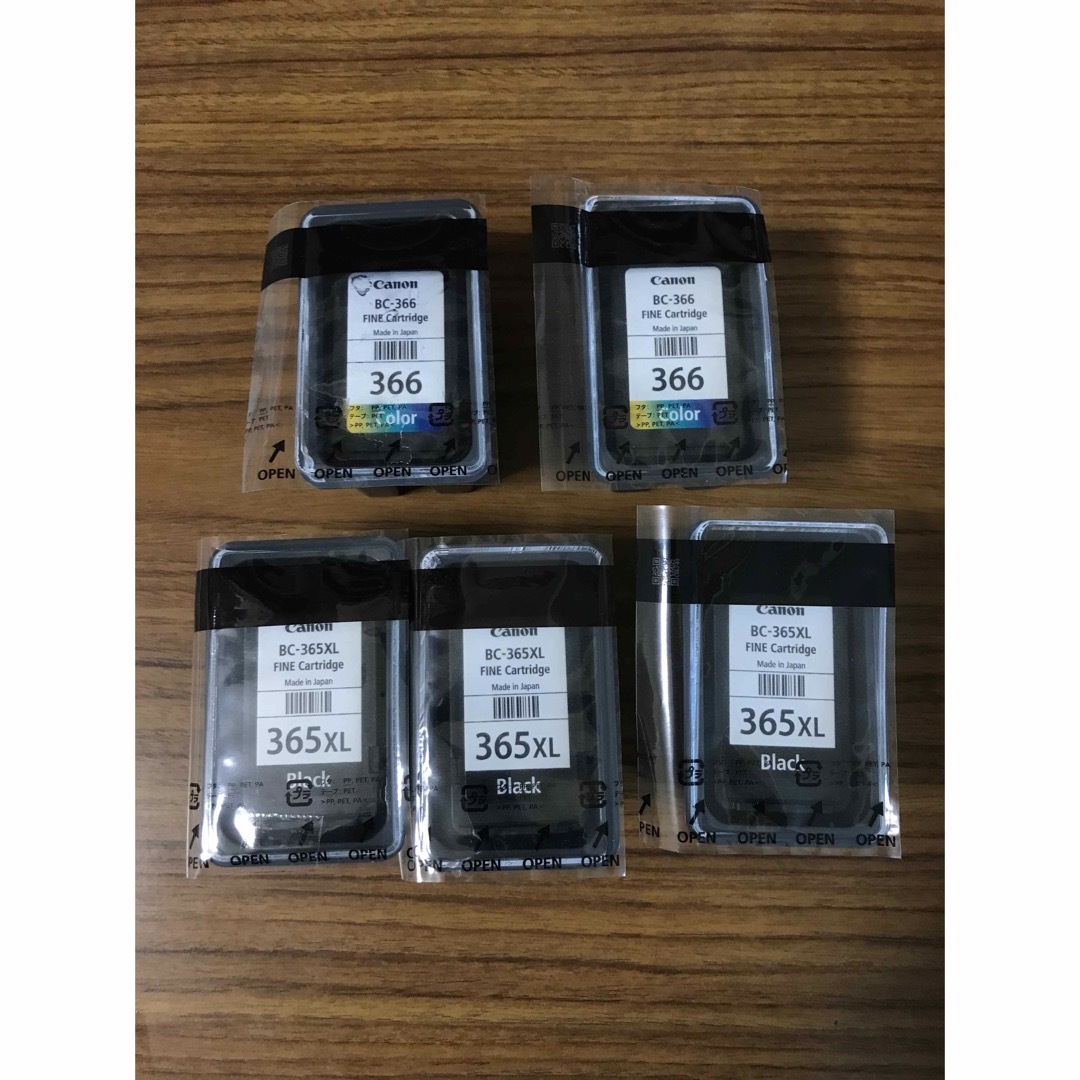 Canon(キヤノン)のCanon 純正 使用済インクカートリッジ BC366/BC365XL スマホ/家電/カメラのPC/タブレット(PC周辺機器)の商品写真
