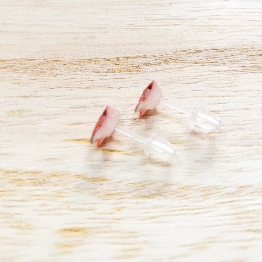 No.2445 からかさ小僧のピアス☆ ハンドメイドのアクセサリー(ピアス)の商品写真