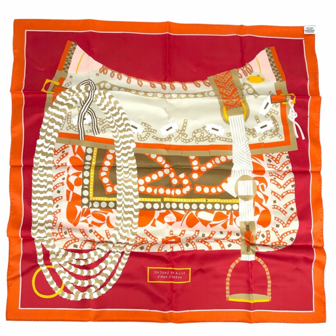 HERMES - HERMES エルメス スカーフ カレ90 Silla de Gaucho HERMES - HERMES エルメス スカーフ カレ90 Silla de Gaucho