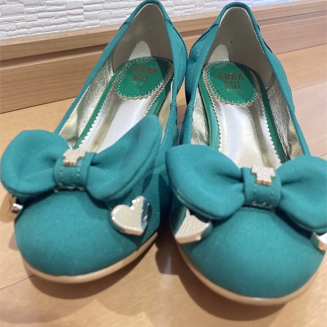 ANNA SUI - 美品 ANNA SUI パンプス 23.5センチの通販 by ANNA SUI - 美品 ANNA SUI パンプス 23.5センチの通販 by