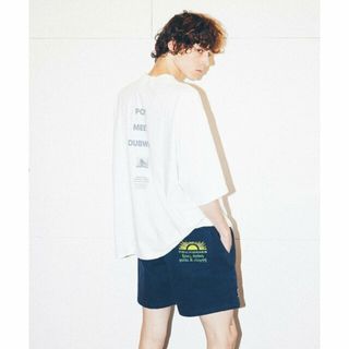 ボンジュールレコーズ(bonjour records)の【ホワイト（10）】POET MEETS DUBWISE/ポエトミーツダブワイズ LOGO Loose Fit T-shirt(カットソー(長袖/七分))