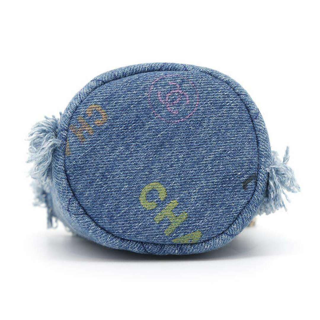 CHANEL - シャネル チェーンショルダーバッグ デニム マトラッセ CHANEL - シャネル チェーンショルダーバッグ デニム マトラッセ